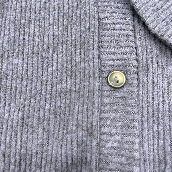 NEW Lulus Size Xs Sweet Comfort Button Up Sweater Dress Heather Navy Blue - Picture 2 of 4